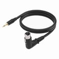 thumbnail image 1 of Professional Audio Cable 3.5mm TRS Straight Head to XLR Right Angle Connector Wire for Studio Recording and Live, 1 of 10