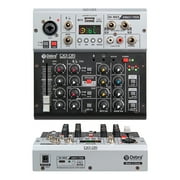 Professional Audio Mixer D Debra DG-05, 5 Channel Sound Board Mixing Console with Bluetooth, Mic Preamps & USB Audio Interface for PC Smartphone Studio Recording Webcast