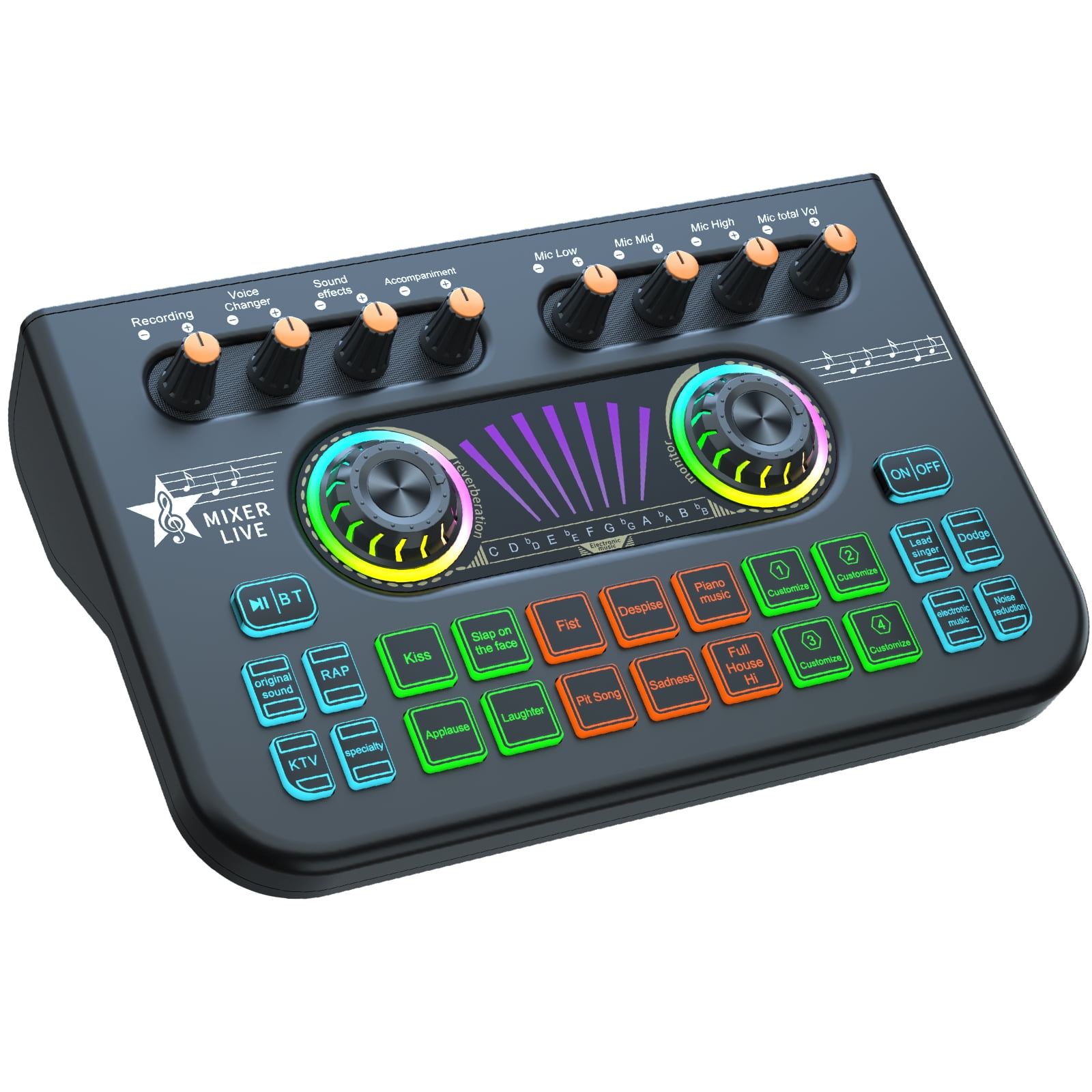 Durable Plastic Audio Mixer Y