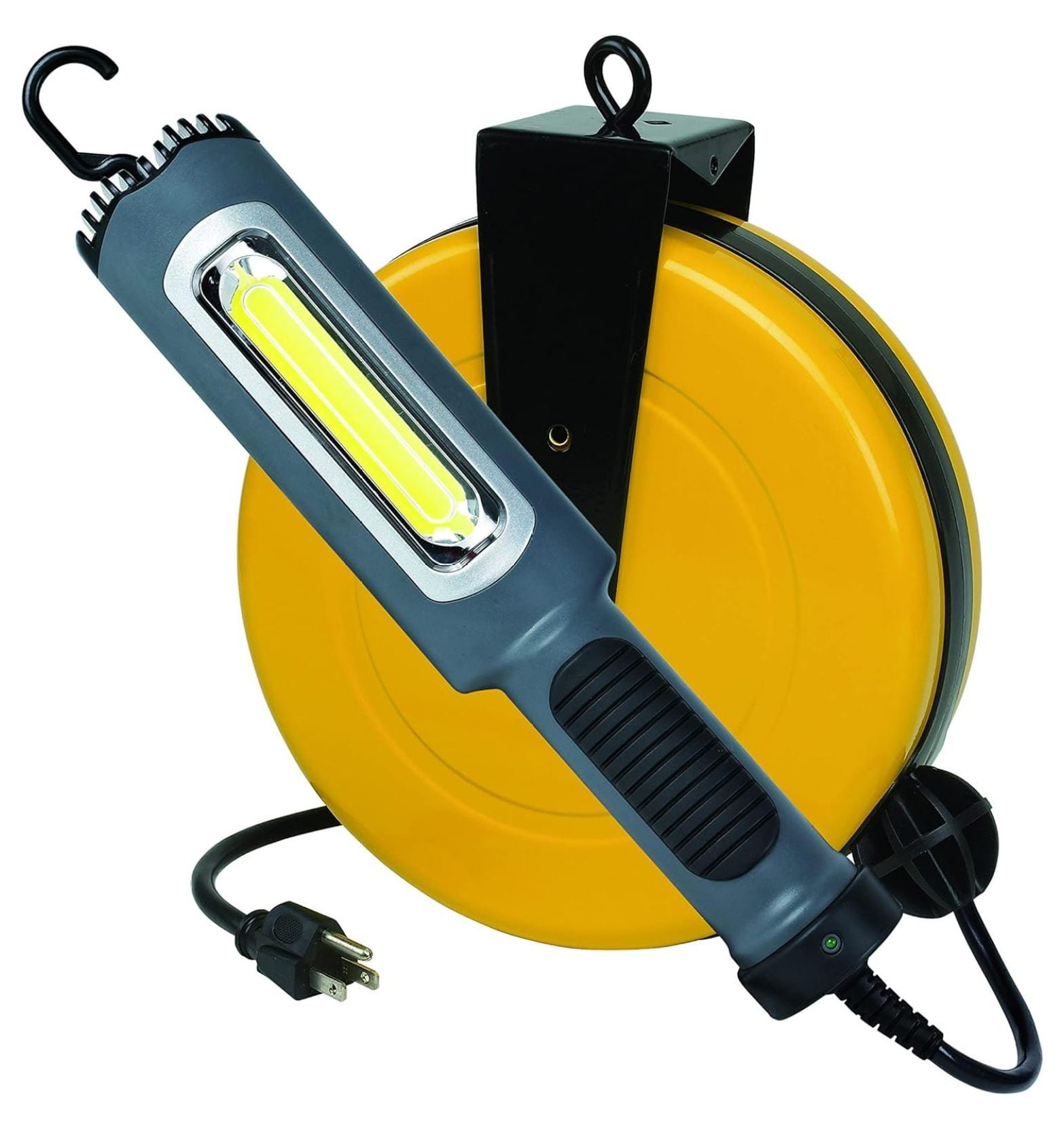 Professional Auto Repair Drop Lighting 8 Watt Bright 900 Lumen COB LED Cord  Reel Garage Shop Work Light