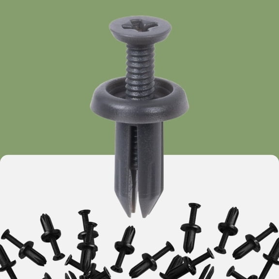 Professional Automotive in Bulk 100PCS 5mm Hole Front Bumper Fascia Push-Type Clips Compatible with Toyota Replaces 90467-05090-B1 Fits Avalon, Camry, Corolla, Matrix, IS250, IS350