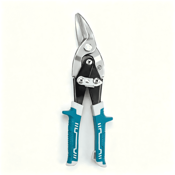 Professional Aviation Snips, CR-V Steel Metal Cutting Shears, Compound Action Cutter for Aluminum, Copper & Metal Mesh, Left/Straight/Right Cut Available