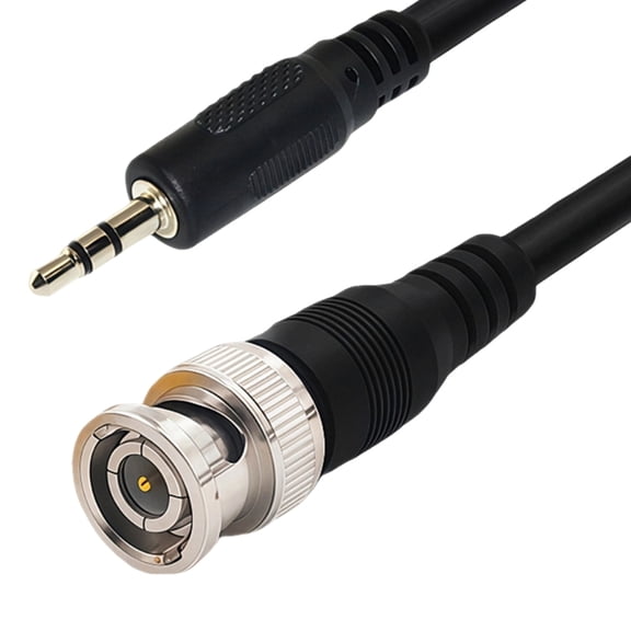 Professional BNC to 3.5mm Sound Video Extension Cable 1Meter for Broadcasting Equipment Signals Transfer Coppers Material