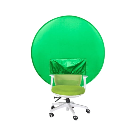 Professional Background Circular Board Double Sided Foldable for Streaming Photography Gaming Video Chats and Meeting