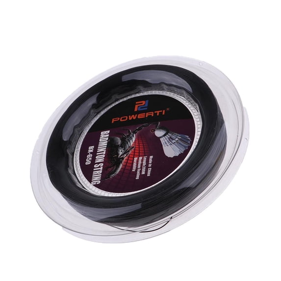 Professional Badminton / Tennis Racket Strings Reel m/218yd, Gym Sports Training String Repair Replacement Black