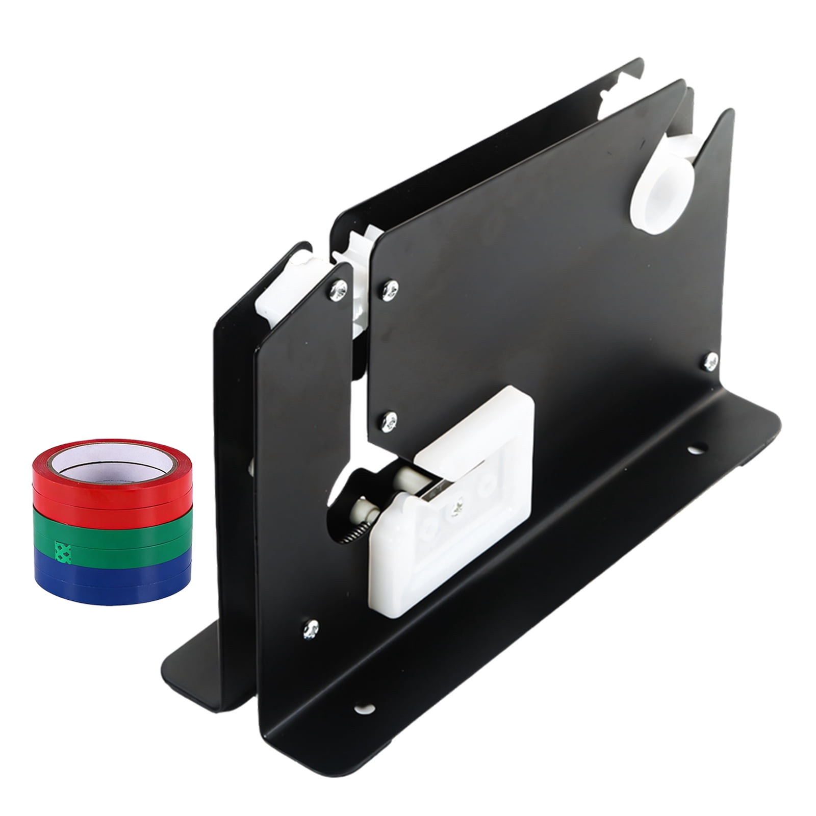 Professional Bag Sealing Machine With 6 Tape Rolls Heavy Duty Iron Dispenser For Warehouse Use