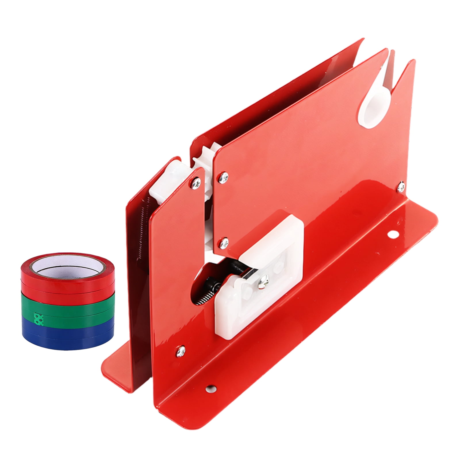 Professional Bag Sealing Machine With 6 Tape Rolls Heavy Duty Iron Dispenser For Warehouse Use
