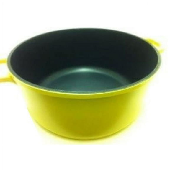 Professional Bakeware CWDCP10052 Yellow 3-1/2 Qt. Sauce Pot