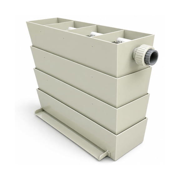 Professional Bakki Shower Trickle Filter 16100 GPH 60 Ton Biological Pond Filtration System