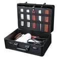 thumbnail image 1 of Professional Barber Carrying Case Barber Case, Stylist Tool Box Salon Hair Cutting Grooming Kit Storage Organizer for Clippers, Scissors, Barber Supplies, 1 of 14