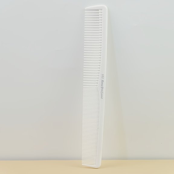 Professional Barber Comb: Wide Tooth, Double-Sided Design, Plastic Material, Suitable for Normal Hair Types