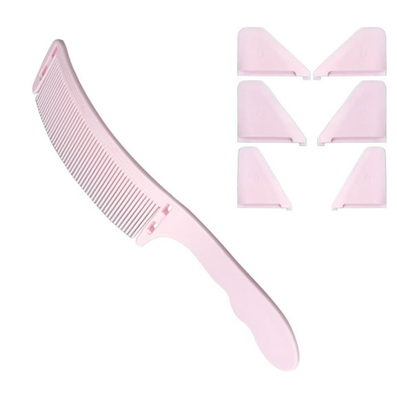Professional Barber Curved Styling Comb Haircut Comb Positioning Comb Non Slip Handle Resistant Flat Top Comb