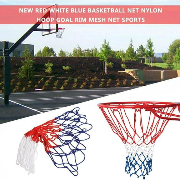 Professional Basketball Net - All Weather, Durable Nylon Replacement for Standard Indoor/Outdoor Hoops