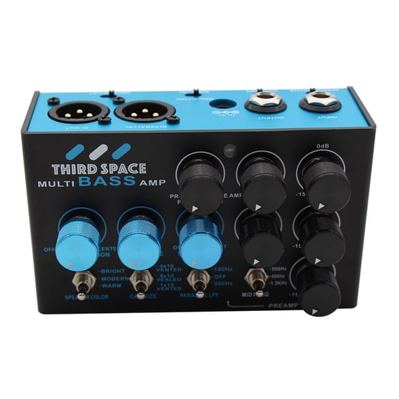 Professional Bass Cabinet Simulators DI Effect Pedals Featuring Metal Housing for Portable Bass Tone Shaping