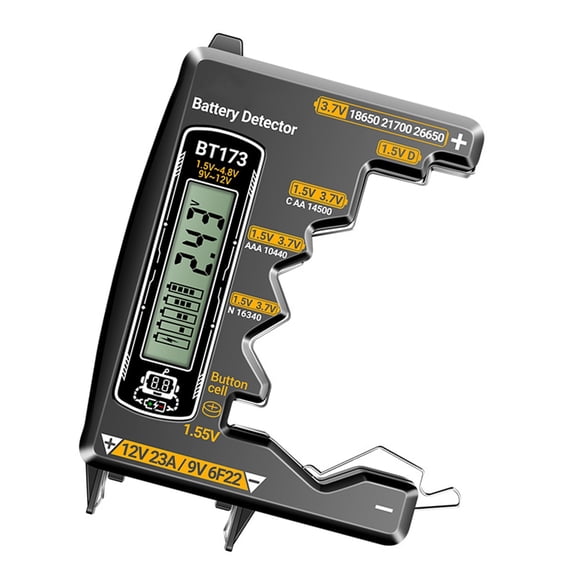 Professional Battery Voltages Meter With Shockproof ABS Housing for Multiple Battery