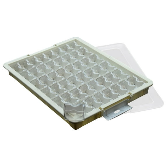Professional Bead Sorting Tray with Transparent Lid Jewelry Storage Container