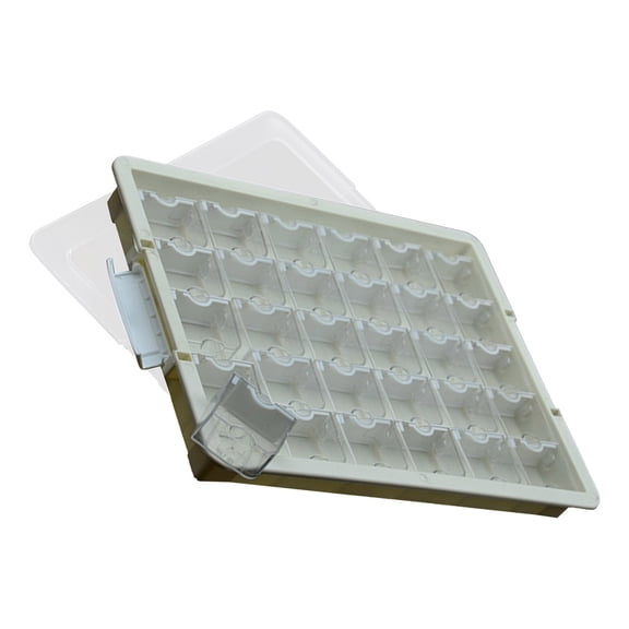 Professional Bead Sorting Tray with Transparents Lid Jewelry Storage Container Practical Small Accessories Organizers