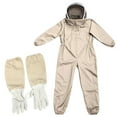 thumbnail image 1 of Professional Bee Suit for Men Women, Beekeeping Suit with Glove &Ventilated Hood, Multi-Size Bee Outfit for Backyard and Bee Keeper, New Cotton Beekeeping Bee Keeping Suit with Hood, 1 of 6