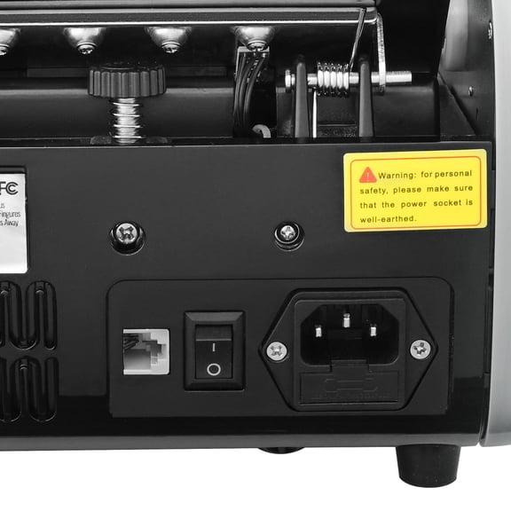 Professional Bill Counter Machine with UV/MG/IR/DD Detection for USD&EUR, Large LCD&External Display for Retail&Small Business Use
