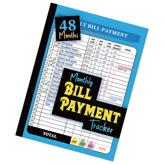 Professional Bill Payment Trackers Journal Paper Sheets For Detailed Financial Record Keeping Budget Tracking Notebook