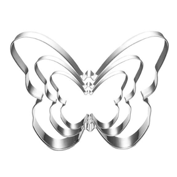Professional Biscuit Cutter Butterfly Design Safe Brims, Efficient Kitchen Tool for Pastries