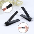 thumbnail image 1 of Professional Black Stainless Steel TOE Nail Cutter Nails Trimmer Clipper Machine, 1 of 8