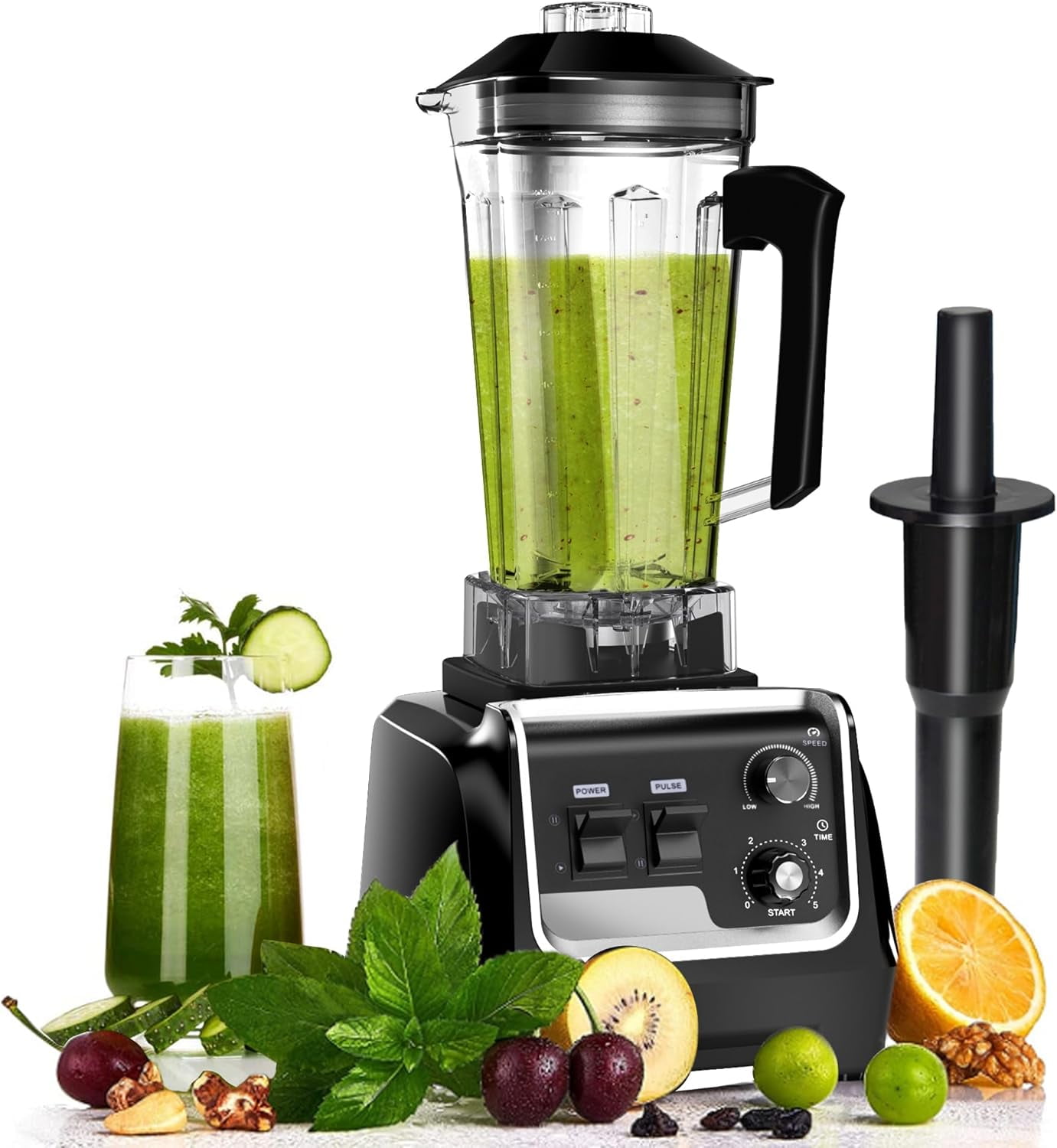 Professional Blenders for Kitchen, 2L Large Capacity Smoothie Blender, 2200W High Power Home and Commercial Countertop Blender, 68oz BPA Free Blender for Shakes and Smoothies with Timer, Crushing Ice - Walmart.com
