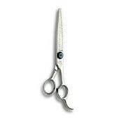 Professional Blue Breeze Speedcutter Grooming Shears Straight Curved Blending (6½ inch 14-Tooth Blender)