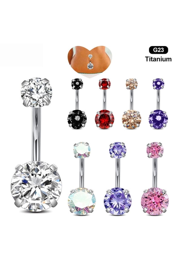 Professional Body Piercing Jewelry | Impeccable Hypoallergenic Titanium Steel | Multiple Sizes & Styles | Elegant and Secure Body Piercing Studs