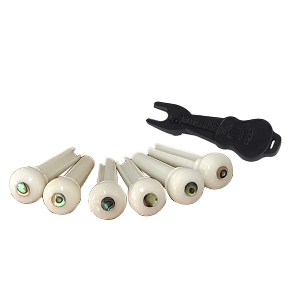 Professional Bone Bridge Pins Guitar Strings Fixed Cones Guitar Strings Fixed Pins Guitar String Nails Bone Texture