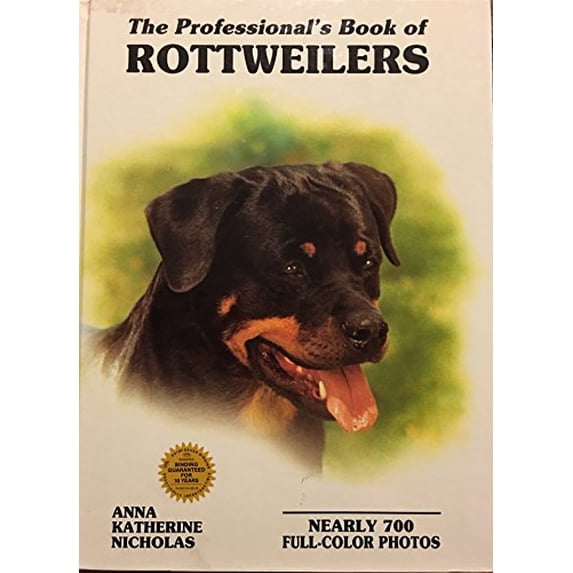 Pre-Owned The Professional's Book of Rottweilers (Professional Book of Series) (Hardcover) 0866226257 9780866226257