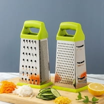 Professional Box Grater,Cheese Grater,Grater Small Cheese Grater ,Stainless Steel Box Grater with Handle Professional Cheese Slicer Graters for Kitchen Slicer Cheese Ginger Vegetable,Dishwasher Safe