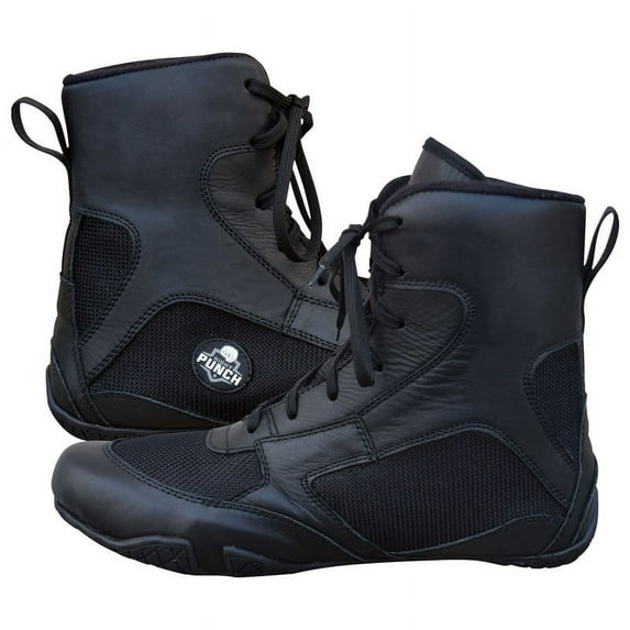 Professional Boxing Shoes Breathable Wrestling Shoes, Training Shoe for Adult & Youth Men Women Non Slip Rubber Sole Lightweight Boots (Black, 5)