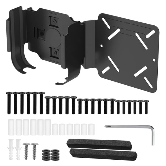 Professional Bracket for Compact PC Includes Wall/Monitor Mount Option Nonslip And Quick Setups Hardware