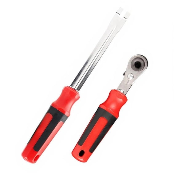 Professional Brake Calibration Tool For Mechanics Enthusiasts 5/16in Double Square Ratcheting Wrench Fork Tool