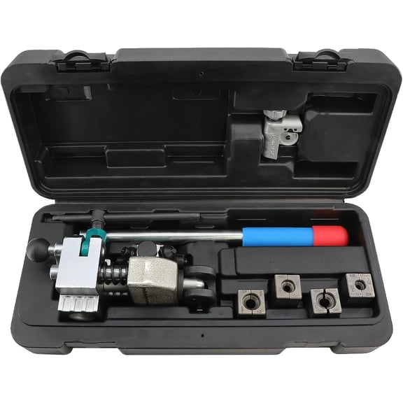Professional Brake Line Flaring Tool Kit 45 Degree Flare, Single Flare, Bubble Flare, Double Flare for 3/16", 1/4", 5/16", 3/8"