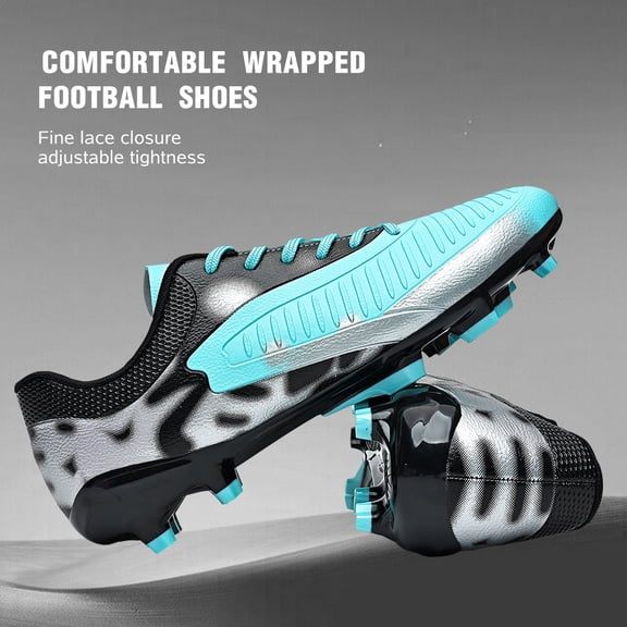 Professional Breathable Football Shoes FG/AG Studs for Artificial Turf, Suitable for Training and Matches, All-season Use, Non-slip Sneakers, Wear-resistant and Anti-slip Outdoor/indoor Sports Shoes