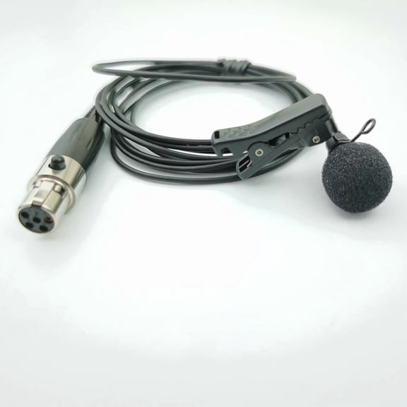 Professional Broadcast Omnidirectional Lavalier Microphone for Lectrosonics Wireless Transmitters