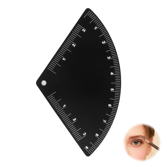 Professional Brow Contouring Rulers with Centimeter Marking & Balance Alignment Accuracy Template for Perfect