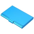 thumbnail image 1 of Professional Business Card Holder Aluminum Pocket Credit Card Case, Blue, 1 of 5