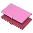 thumbnail image 1 of Professional Business Card Holder Aluminum Slim Pocket Credit Card Case, Red, Pink 2 Pack, 1 of 6