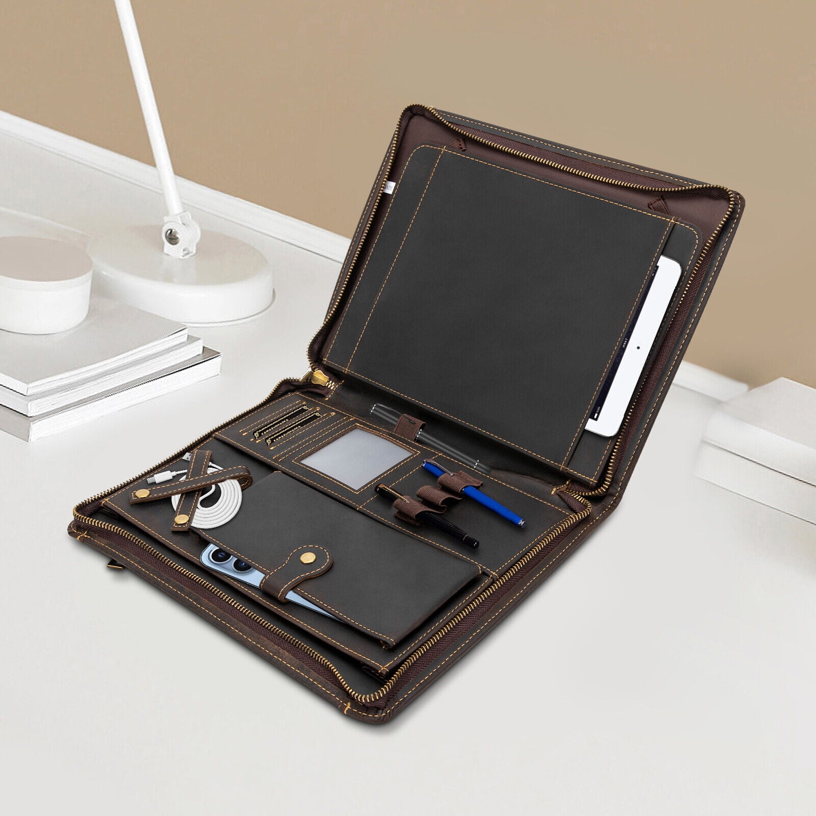 Professional Business Leather Padfolio - Professional Business Leather Padfolio Portfolio Resume Organizer Folder Leather Padfolio Folder 9e98d3a7 F167 4f34 B558 994e11ff04c7.b3a6f92909c69d50308ee1a16106ab50 