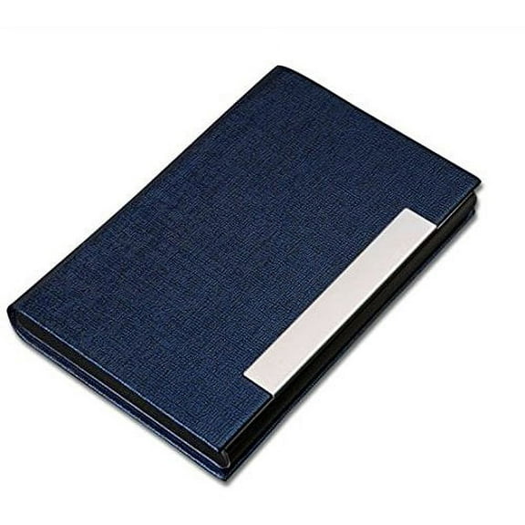 Professional Business Name, ID, Credit Card Holder Wallet Case, Gemstone Blue