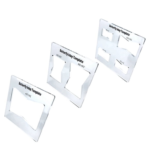 Professional Butterfly Inlay Template And Router Templates