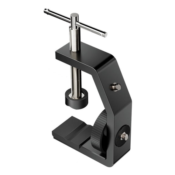 Professional C Clamp Desk Mount 1/4Inch Clip Clamp for Camera Tripod Head