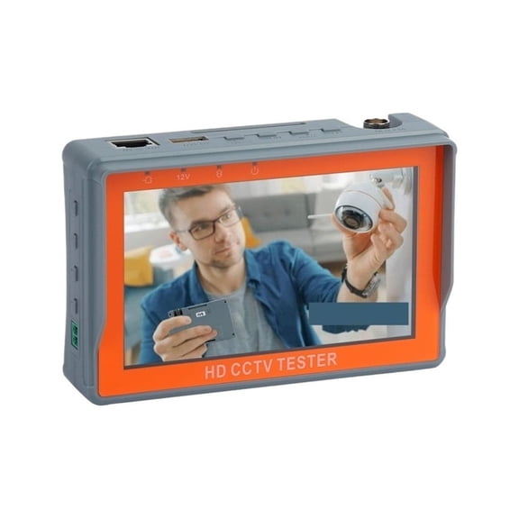 Professional CCTV Tester 8MP AHD TVI CVI CVBS Security Camera HD Coaxial Tester With PTZ Controller UTP Cable Test DC 12V Output ,Multifunctional Tester