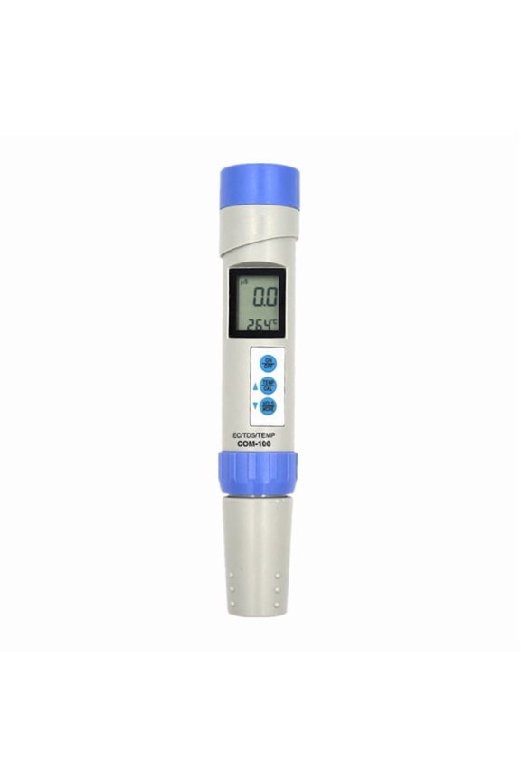 Professional COM-100 EC Analyzer TDS Meter Temp Tester with Automatic Calibration and Data Hold Measurement
