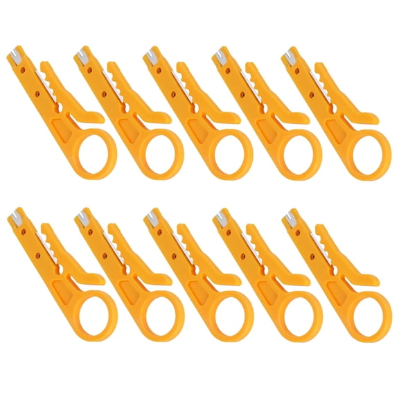 Professional Cable Crimping Tool, Strips Terminates CAT5/CAT6 Data Lines Easily