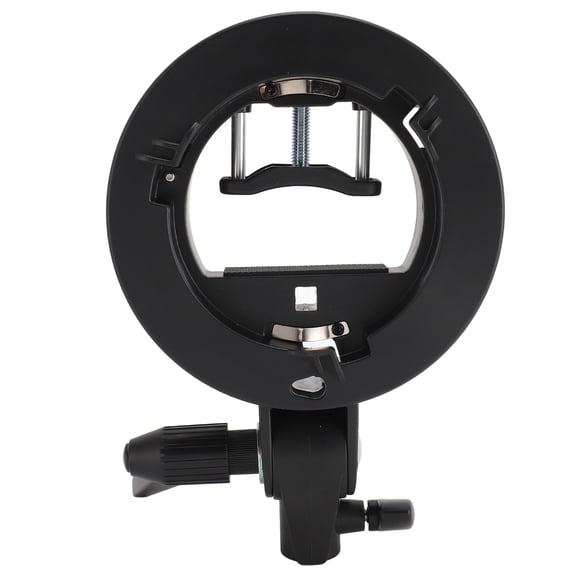 Professional Camera Flash Bracket Mount Holder for Speedlight Flashes Dual Unit 9.4x6.3x2.7 Inches / 24.0x16.0x7.0 cm Heavy Duty Photography Studio Mounting Adapter
