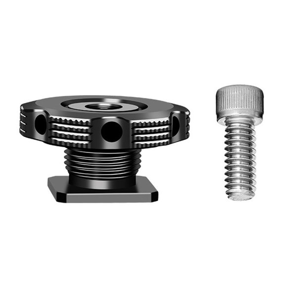 Professional Camera Hot Shoe Mount With 3/8" 1/4" Thread For Camera Stabilizers LED Panel Studio Gear Adapter